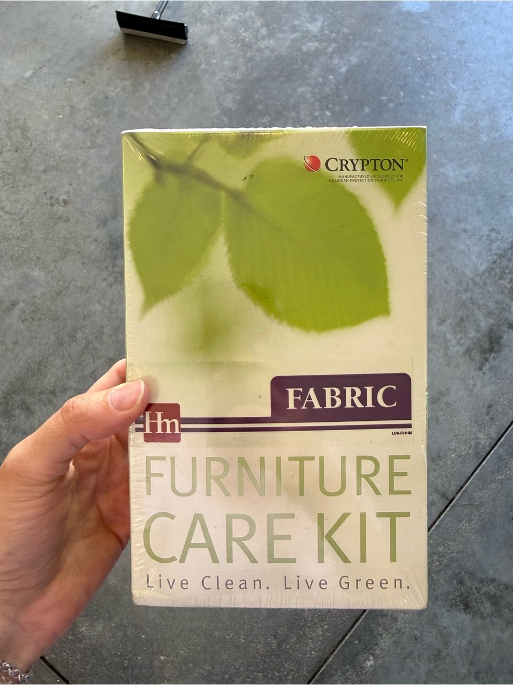NEW Crypton Fabric Furniture Care Kit By Guardian Upholstery Stain Cleaner